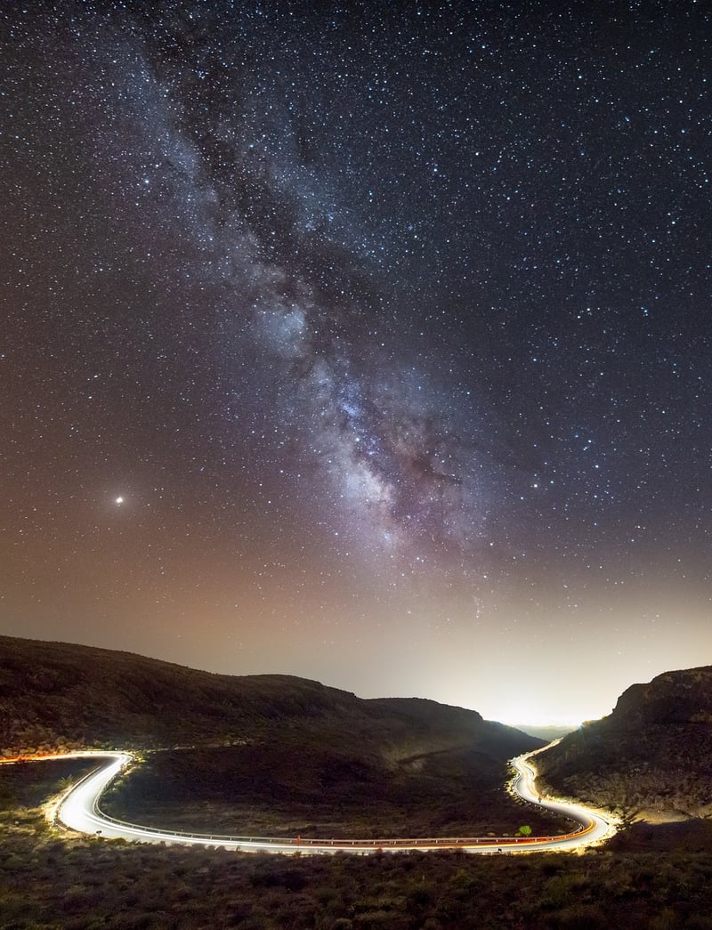 Travelers under the Milky Way